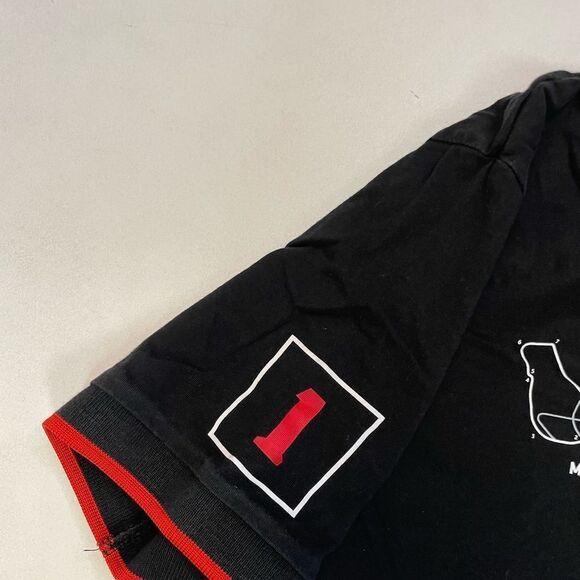 Giorgio Piola Formula 1 Monza 2003 Polo Shirt Men Medium Black Short Sleeve - Picture 5 of 8